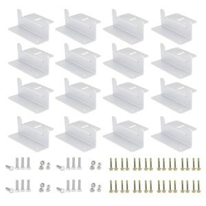 4 Pack Solar Panel Roof Mounting Z Bracket Set