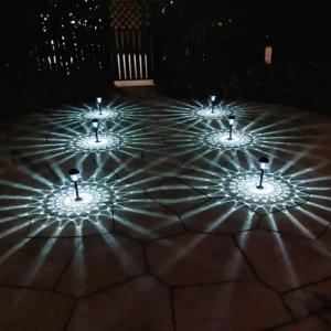 Outdoor Solar Pathway Stake Lights for Gardens