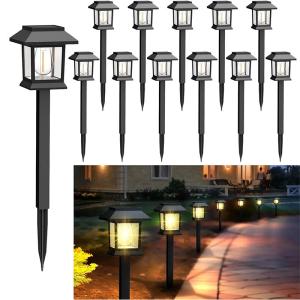 Solar LED Outdoor Stake Lights for Garden Path