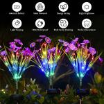 Solar LED Daisy Flower Stake Light for Gardens