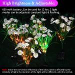 LED Solar Flower Stake Lights for Garden Decor
