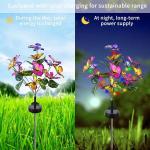 2-Pack LED Solar Butterfly Garden Lights