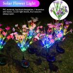 Solar LED Daisy Flower Stake Light for Gardens