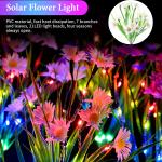 LED Solar Flower Stake Lights for Garden Decor