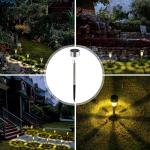 10-Pack Solar LED Stake Lights for Outdoor Decor