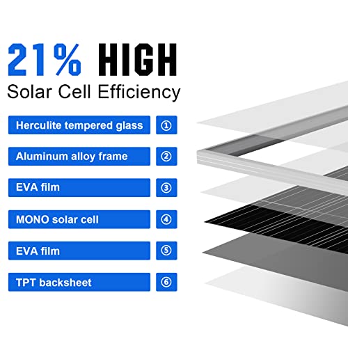 ECO-WORTHY 400W Monocrystalline Solar Panel Kit