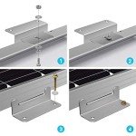 Renogy Aluminum Z Mounting Brackets for Solar Panels