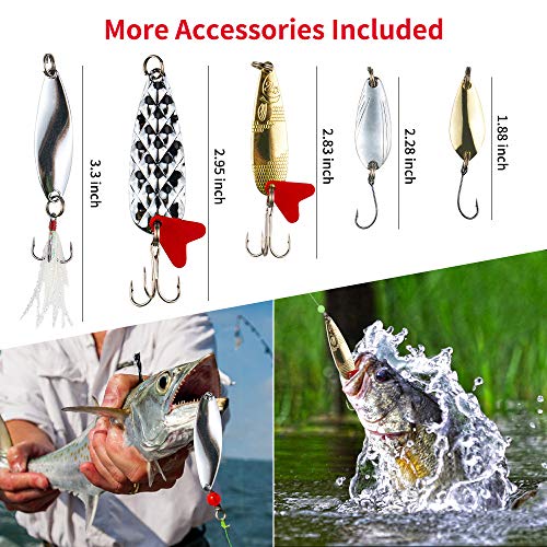 Freshwater Fishing Lures Tackle Kit for Bass Trout