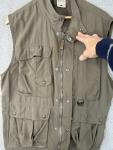 Columbia Men's Beige Fishing Vest with Pockets