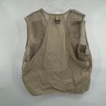Lightweight Beige Fishing Vest with Utility Pockets