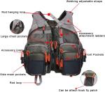 Lightweight Fly Fishing Vest with Adjustable Mesh Pockets