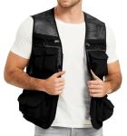 Flygo Men's Lightweight Fishing Cargo Vest XL