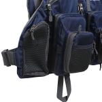 Lightweight Breathable Blue Fly Fishing Vest
