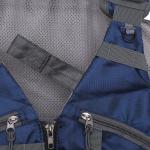 Lightweight Breathable Blue Fly Fishing Vest