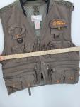 Men's Large Brown Fly Fishing Utility Vest