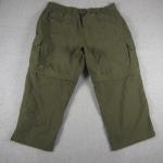 Cabela's Men's 2XL Green Convertible Fishing Pants