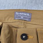 Simms Men's Brown Fishing/Hiking Pants, Size 32