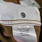 Simms Men's Brown Fishing/Hiking Pants, Size 32