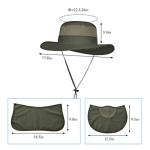 3 Pack Men's Fishing Hat with Sun Protection