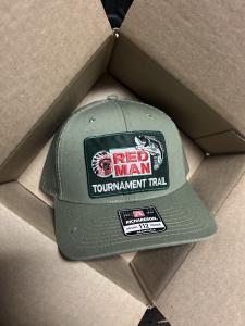 Redman Tobacco Bass Fishing Olive Trucker Hat
