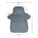 UPF 50+ Fishing Hat with Neck Flap