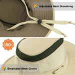 Men's UV Protection Wide Brim Fishing Hat
