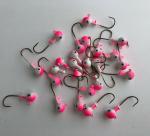 25 Pack Lead Jighead Fishing Hooks for Bass