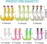 Soft Baits and Hooks Fishing Lures Kit