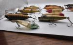 Vintage Wooden and Plastic Fishing Lure Set