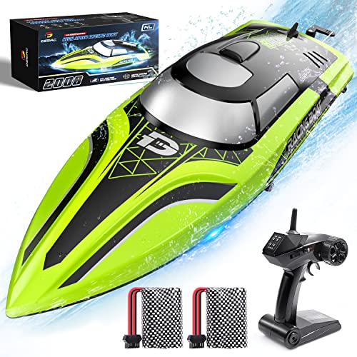 DEERC RC Boat - Fast Self-Righting Racing Watercraft