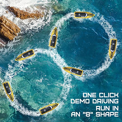 ALPHAREV R208 Fast RC Boat for Kids & Adults