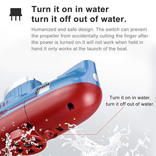 GoolRC Mini Waterproof RC Submarine for Kids