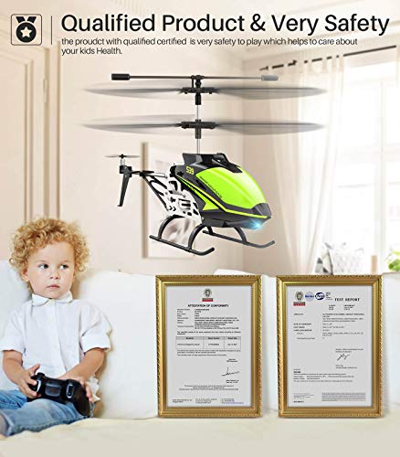 SYMA RC Helicopter: Bigger, Sturdy, Multi-Protection Drone (Green)