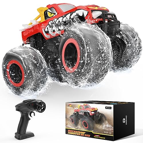 DEERC 1:16 Amphibious RC Monster Trucks - Waterproof