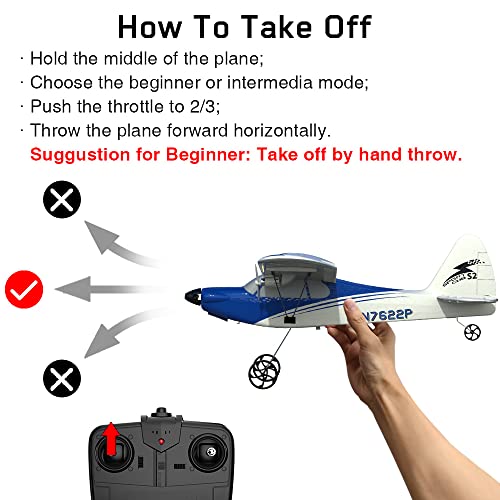 Beginner's 2.4Ghz RC Plane with Gyro & 2 Batteries