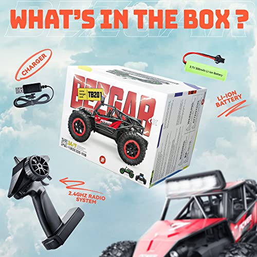 BEZGAR TB201 RC Cars - 1:20 Scale High Speed Monster Truck