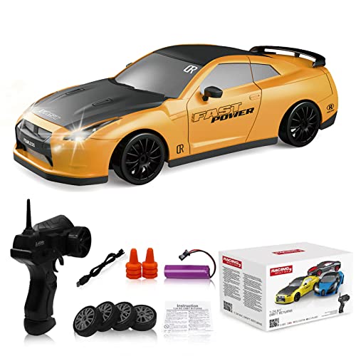 Desdoni RC Drift Car 1:24 Scale 2.4GHz High Speed LED Toy