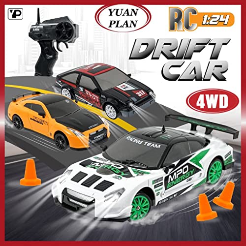 1/24 Scale 4WD RC Drift Car with Lights