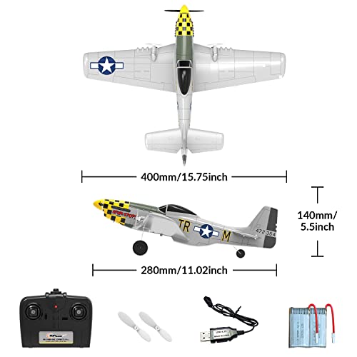 Top Race RC P51 Mustang War Plane