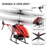 30Mins Flight RC Helicopter with LED Lights and Stabilizer
