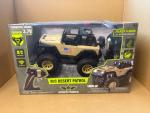 RC Desert Patrol Jeep - Rechargeable Military Vehicle