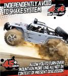 High-Speed 4WD Desert RC Truck 1:12 Scale