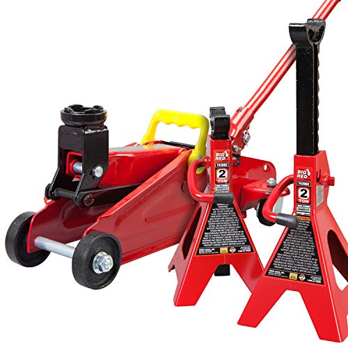Torin T82001 2-Ton Trolley Jack and Stand