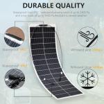 100W Flexible Solar Panel Kit for RVs and Trailers
