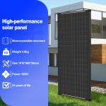 100W 12V Monocrystalline Solar Panel for RVs