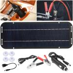 30W 12V Solar Panel Battery Charger for Camping