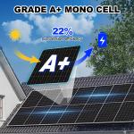 100W 12V Monocrystalline Solar Panel for RVs