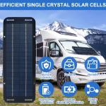 30W 12V Solar Panel Battery Charger for Camping