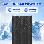 100W 12V Monocrystalline Solar Panel for RVs