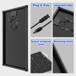 100W 12V Monocrystalline Solar Panel for RVs